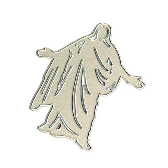 Religion Figurine Decorative Die Cut Metal Embossing Stencils Carbon Steel Cutting Dies for Card Making Scrapbooking