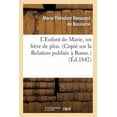 thumbnail image 1 of Religion: L'Enfant de Marie, Un Frère de Plus. (Copié Sur La Relation Publiée À Rome.) (Paperback), 1 of 1
