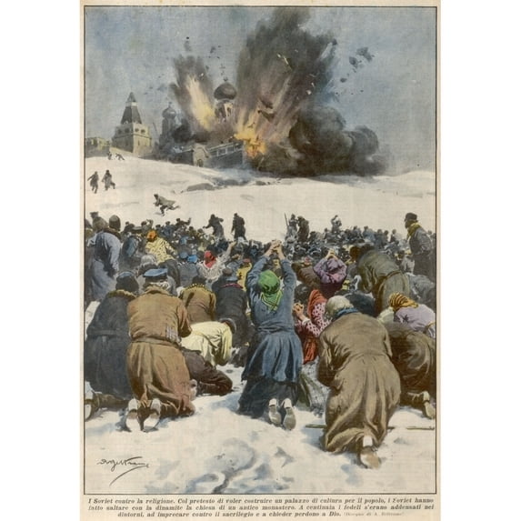 Religion Oppressed Poster Print By Mary Evans Picture Library (18 X 24)