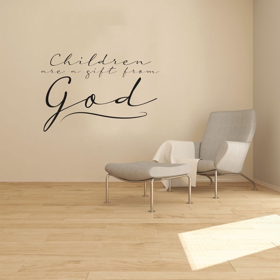 Religion Religous Gift From God Saying Quote Positive Life Motivation Quotes Saying Wall Art Sticker Designs Vinyl Stickers For Home House Walls Rooms Window Bedroom Decoration Size (24x40 inch)