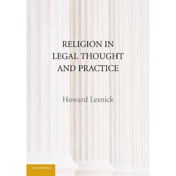 Religion in Legal Thought and Practice, (Paperback) - Walmart Business ...