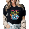 thumbnail image 1 of Religious Beach Lover Matthew 5:13 Graphic Tees Womans Tshirt Shirts Black White S-5XL Tops, 1 of 4