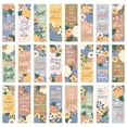 thumbnail image 1 of Religious Bookmarks / 2" x 6" Motivational Paper Bookmark Set / 24 Christian Verses Page Marker Designs / Bible Study Bookmarks / Made In The USA, 1 of 6