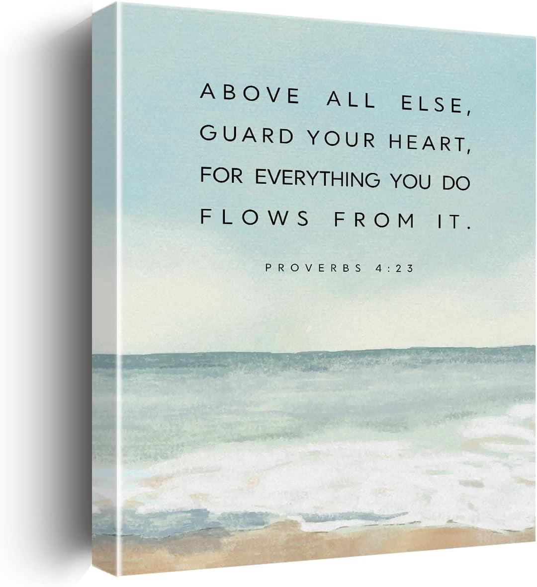 Religious Canvas Wall Art Motivation Farmhouse Decor Inspirational ...