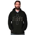 thumbnail image 1 of Religious Christian Faith Jesus Cross Hoodie Sweatshirt Women Men Brisco Brands S, 1 of 6