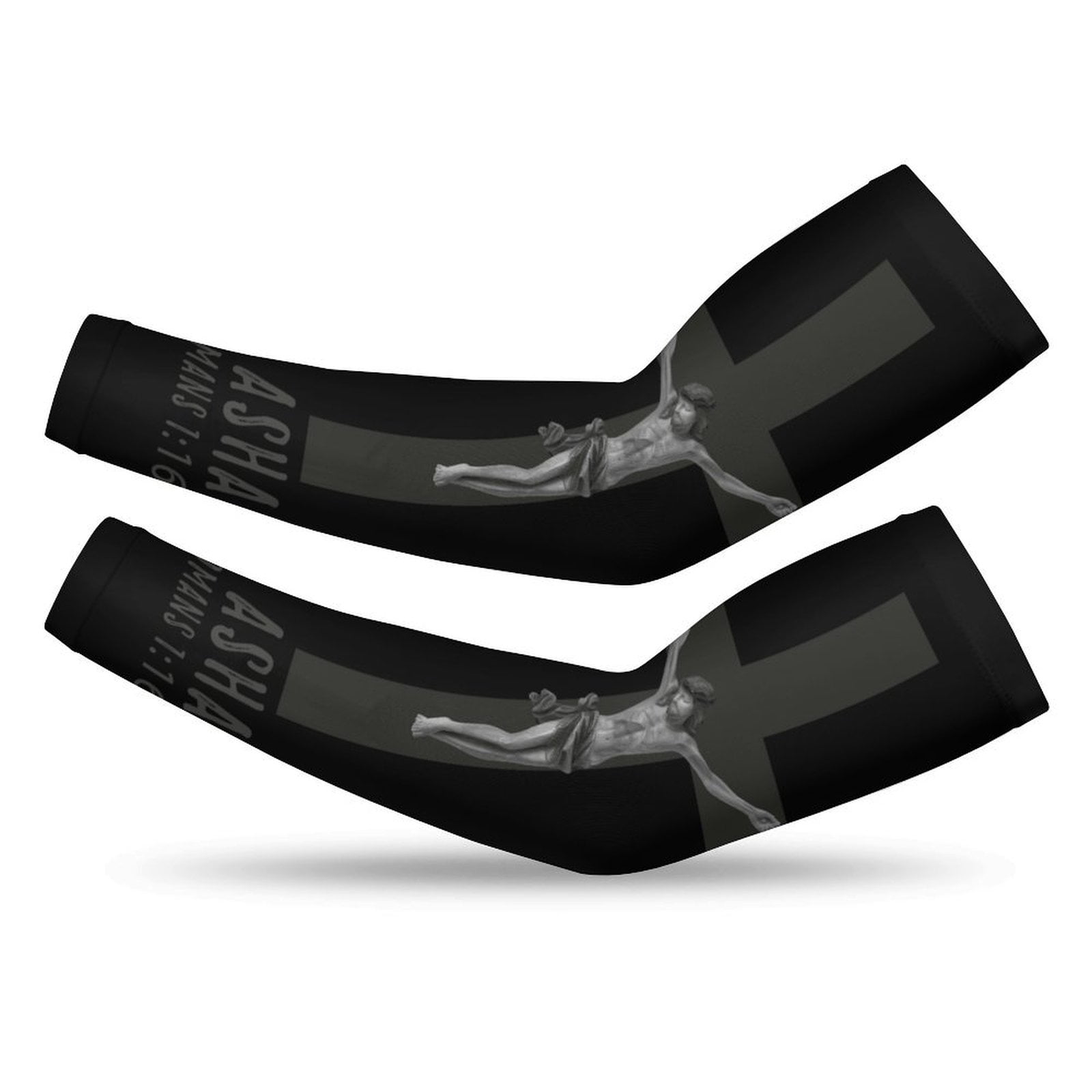 Geyoga 6 Pairs Faith Cross Arm Sleeves For Youth & Adult - Religious Cooling Compression Sleeves