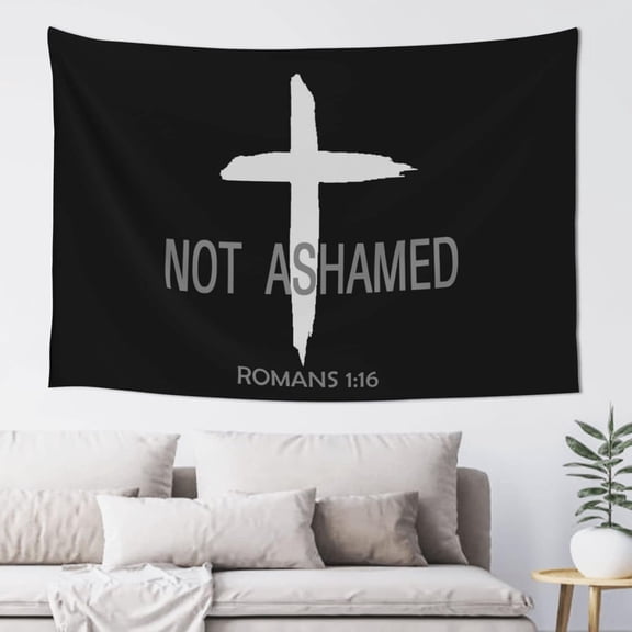 Religious Christian Faith Jesus Wall Tapestry, Decoration Party Banner Living Room Bedroom Background Home Wall Decoration Tapestry, 60x40 Inches