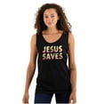 thumbnail image 1 of Religious Christian Jesus Saves Tank Top T Shirts Men Women Brisco Brands S, 1 of 6