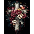 thumbnail image 1 of Religious Cross Diamond Art Kits for Adults,Flower Cross 5D Diamond Painting Kits for Beginners,DIY Round Full Drill Painting with Gem Art Craft Kits for Home Wall Decor 12x16inch, 1 of 7