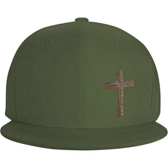 Religious Cross John 3:16 God Loved The World Jesu Gifts Mens Golf Baseball Cap for Women Sport Dad Hats Summer Hats