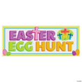thumbnail image 1 of Religious Easter Egg Hunt Banner, Easter, Party Decor, 1 Piece, 1 of 1