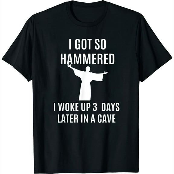 Religious Easter Women Funny Church Gifts Jesus Printed Graphic T-Shirt for Women - Casual and Chic