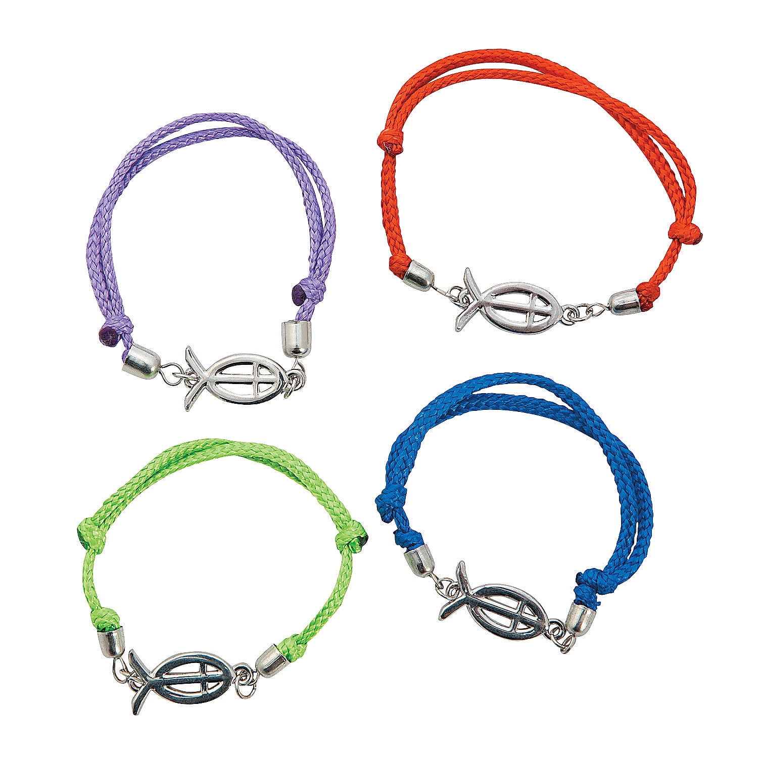 Fun Express Religious Fish Friendship Bracelets – Colorful Jewelry Set ...