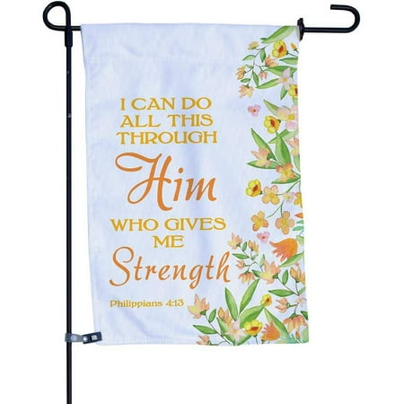 Religious Garden Flag, Religious Double-Sided Outdoor Flag for Homes, Yards, and Gardens, 12 x 18 Inch