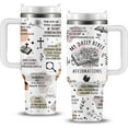 thumbnail image 1 of Religious Gifts for Women 40 Oz My Daily Bible Affirmations Tumbler with Handle Christmas Inspirational Religious Birthday Gifts for Mom Wife Sister Friends Spiritual Bible Faith Jesus Gifts, 1 of 6