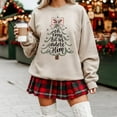 thumbnail image 1 of Religious Holiday Sweatshirt, Faith Inspired Hoodie, Christmas Tree Sweater, Holiday Scene Sweatshirt, 1 of 2