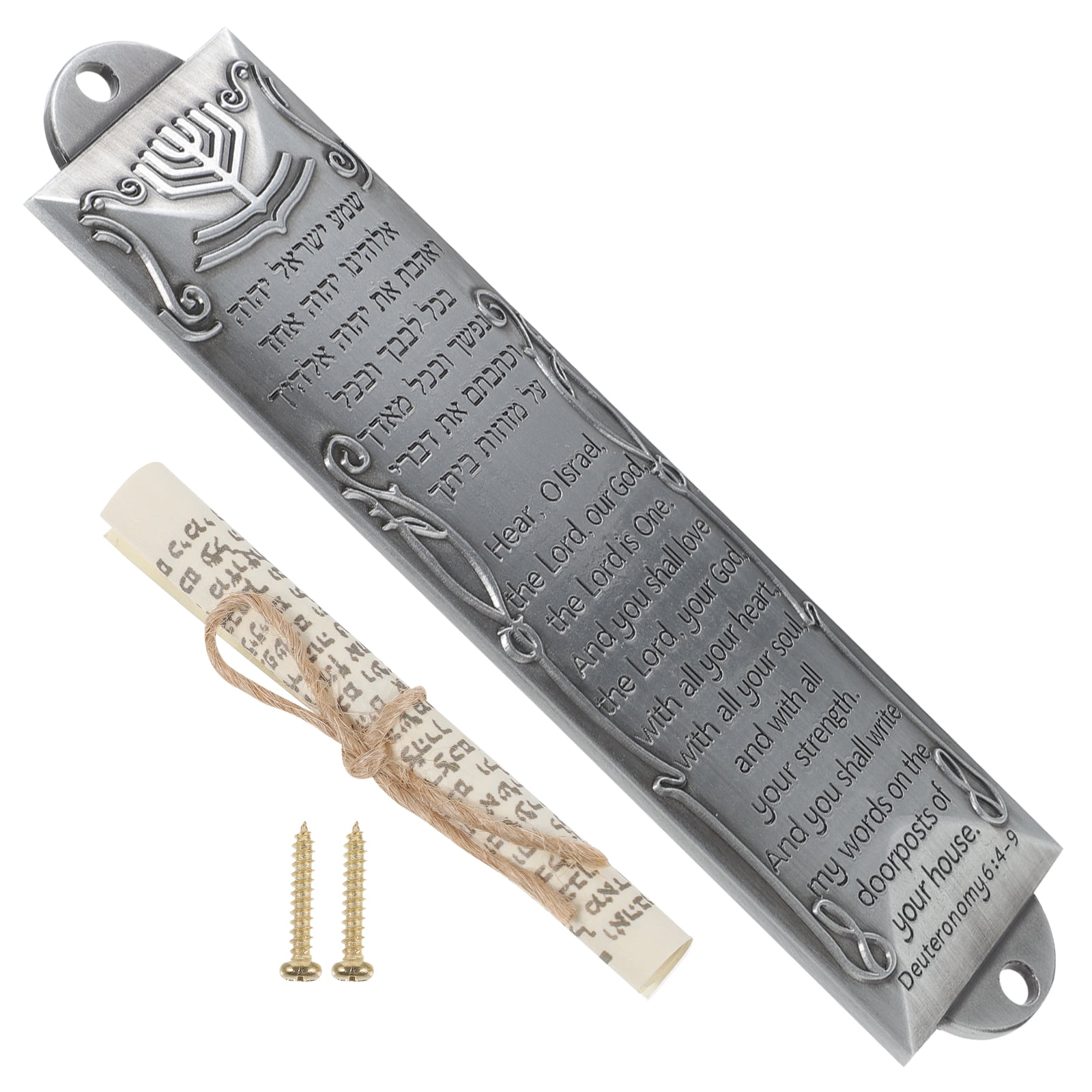 Religious Holy Scroll Front Door Mezuzah Ornament Decor Bathroom