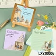 thumbnail image 1 of Religious Illustration Notepads for Daily Jottings 3.54x3.54" Avocado Message Cards -100 Pcs Sticky Notes + 100 Various Emoticon Stickers, Notepads for Creative Mini Cards for Home Office Decor, 1 of 12