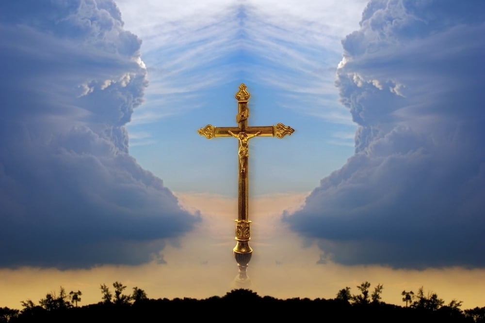 Religious Image Canvas Art - Richard Wear Design Pics (34 x 22)