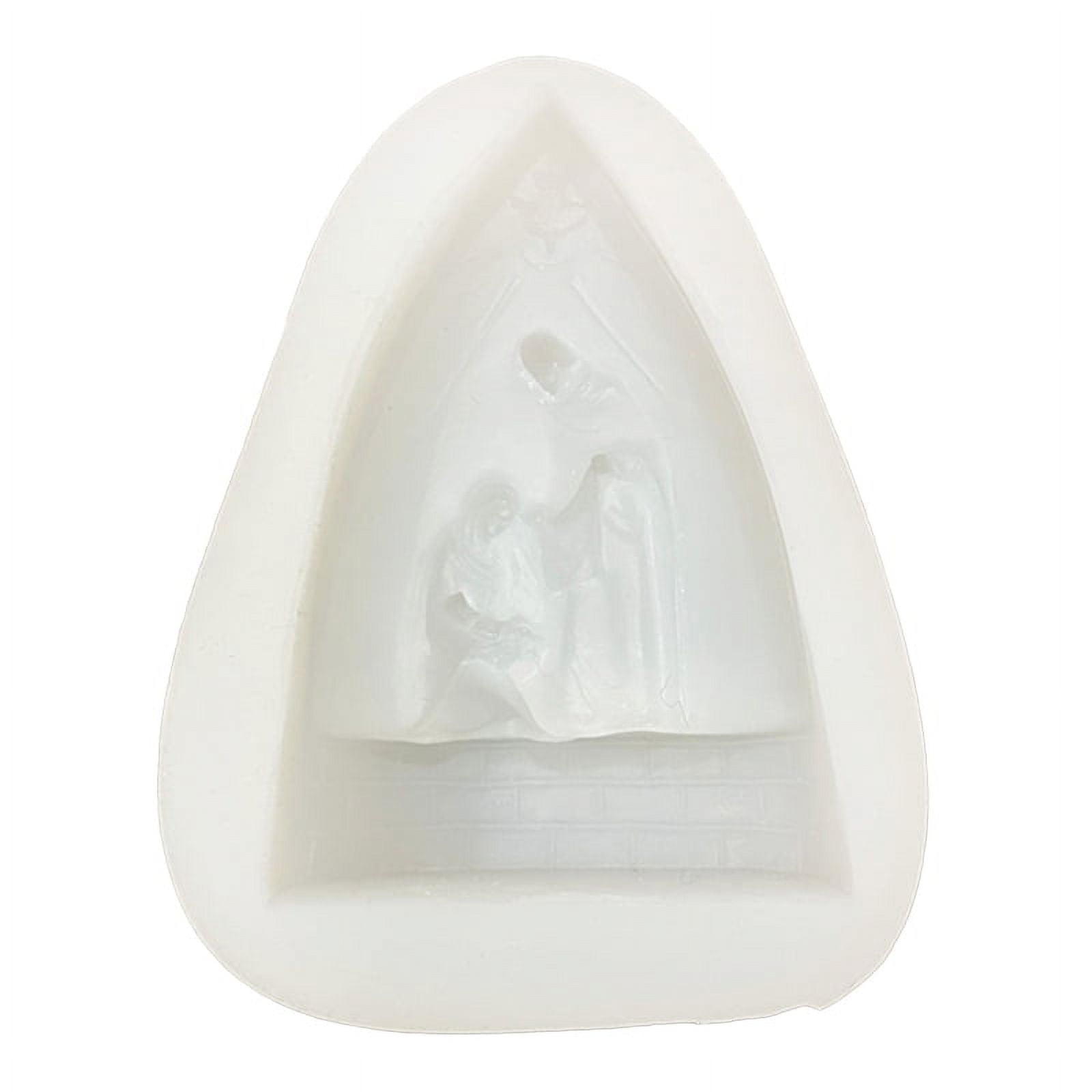 Religious Jesus Silicone Mold for Candle Making Handmade Soap Molds DIY