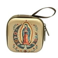 thumbnail image 1 of Religious Jewelry Storage Box Catholic Rosary Pouches Coin Purses with Zippers Closures Portable Headphone Bag Women Men, 1 of 8