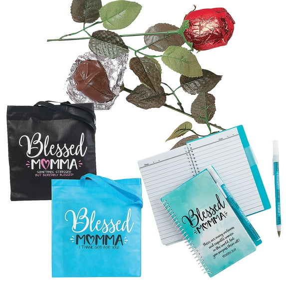 Religious Momma Chocolate Rose Gift Kit 36 Pc