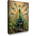 thumbnail image 1 of Religious Peacock Canvas Wall Art Christian Peacock Painting Wall Decor Framed God Says You Are Bible Verse Posters Home for Living Room Bedroom Bathroom Decoration 12x16 inch, 1 of 6