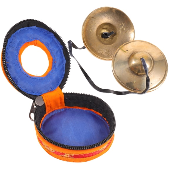 CHICHUMID Percussion Cymbals 1 Set Golden for Music Production and Meditation