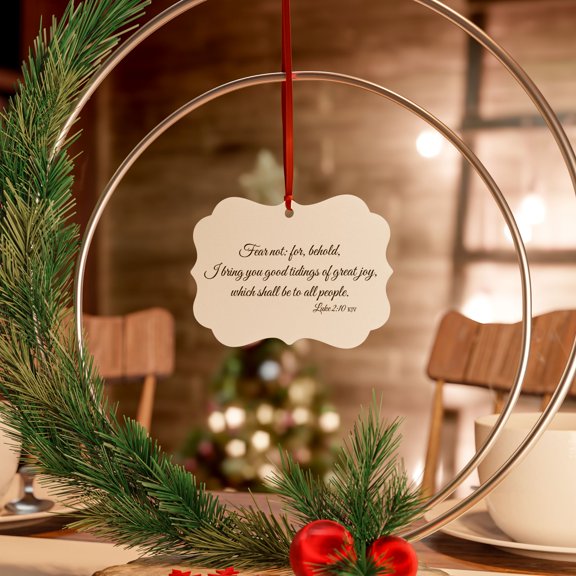 Religious Quote Aluminum Ornaments (1pc, 5pcs, 10pcs, 20pcs)