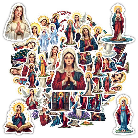 Religious Stickers Stationery Stickers Sacred Stickers Kids Stickers Toy for Luggage Car Stickers