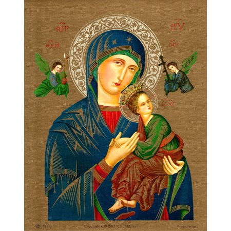 Religious Wall Art, Laminated Print, Unframed, Art Decorative Paper 8" x 10"