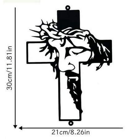 Religious Wall Decor under $5! Xqxayjr Religious Wall Decor, Jesus Cross Acrylic Wall Art for Home, Inspirational Christian Home Decoration, Gift for Believers, Spiritual Wall Hanging
