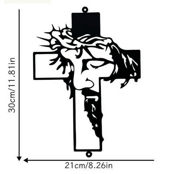 Religious Wall Decor under $5! Xqxayjr Religious Wall Decor, Jesus Cross Acrylic Wall Art for Home, Inspirational Christian Home Decoration, Gift for Believers, Spiritual Wall Hanging