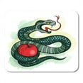 thumbnail image 1 of Religious White Color Tattoo Snake Apple Forbidden Attraction Mousepad Mouse Pad Mouse Mat 9x10 inch, 1 of 3