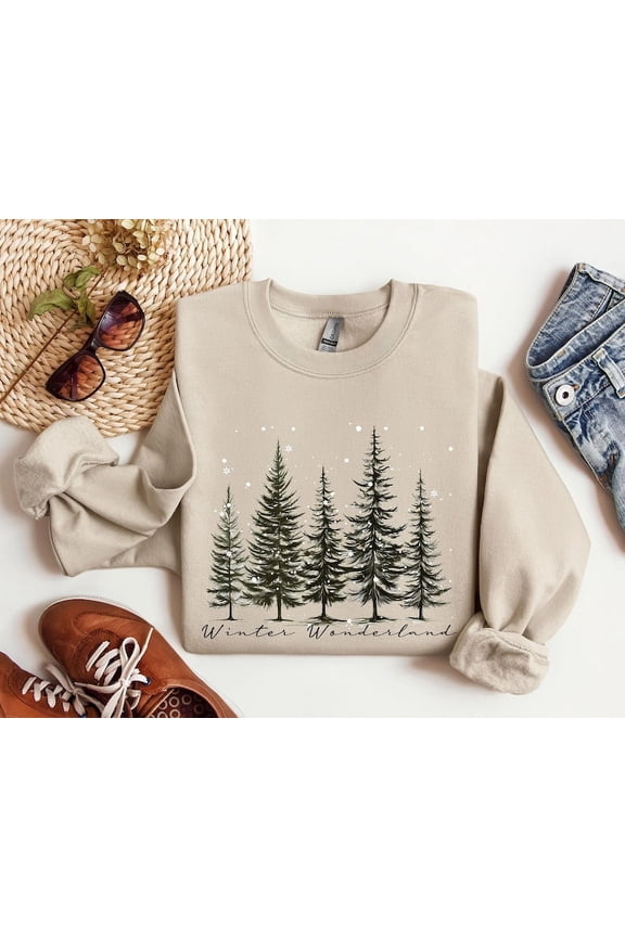 Religious Xmas Sweatshirt, Oh Come Let Us Adore Him Sweatshirt, Winter Holiday Sweatshirt - Sizes S-5XL ,Art Print JSC