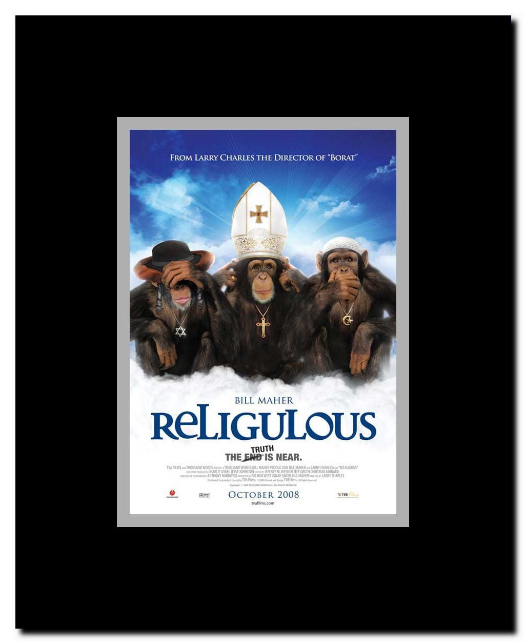 Religulous Framed Movie Poster