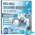thumbnail image 1 of Reliqu Washing Machine Cleaner, For HE Top and Front Load Washers, 24 Count, 1 of 8