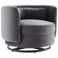 thumbnail image 1 of Relish Performance Velvet Performance Velvet Swivel Chair, 1 of 7