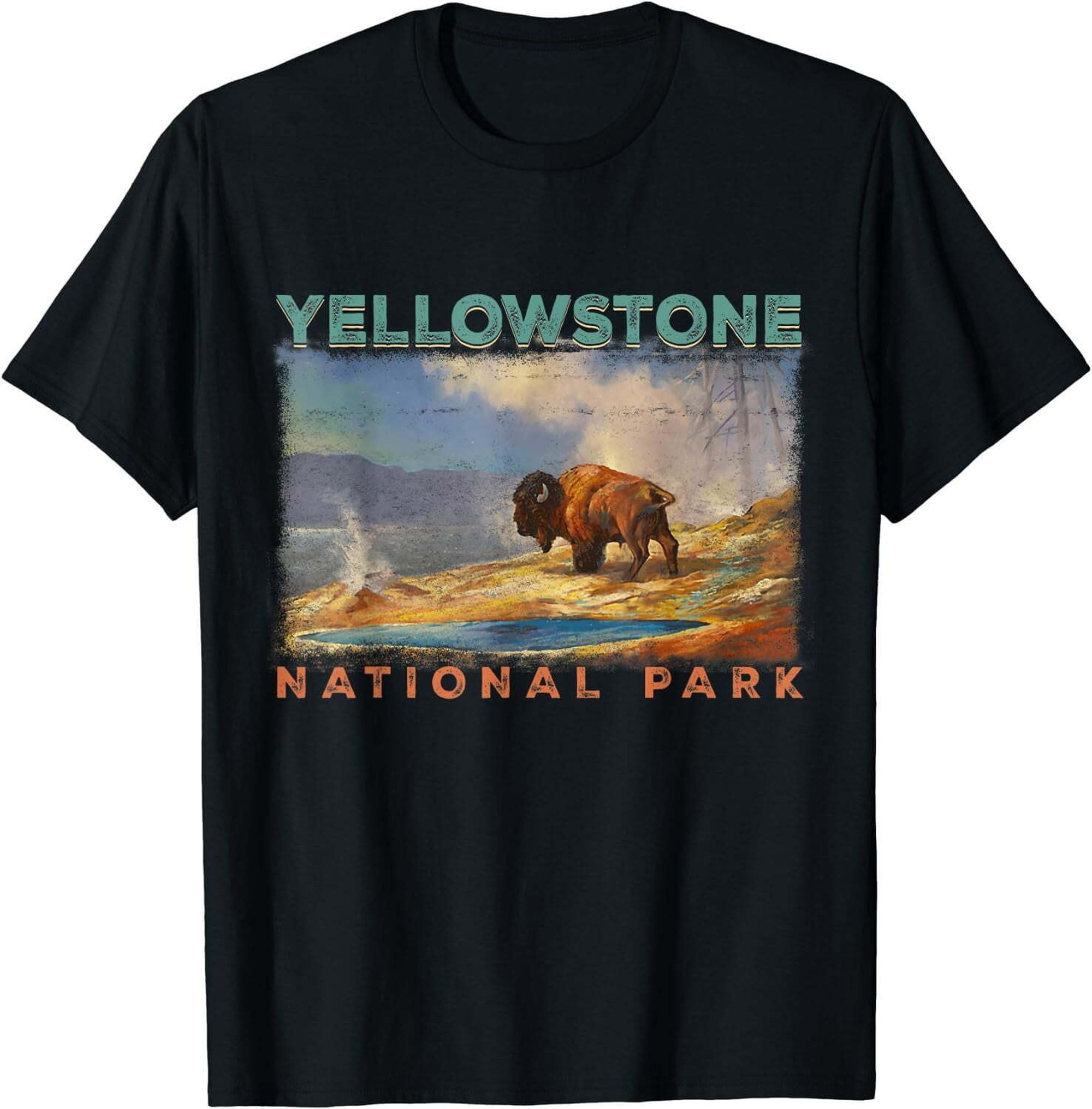 Relive the Past: Shop for Your Retro Yellowstone National Park Tee ...