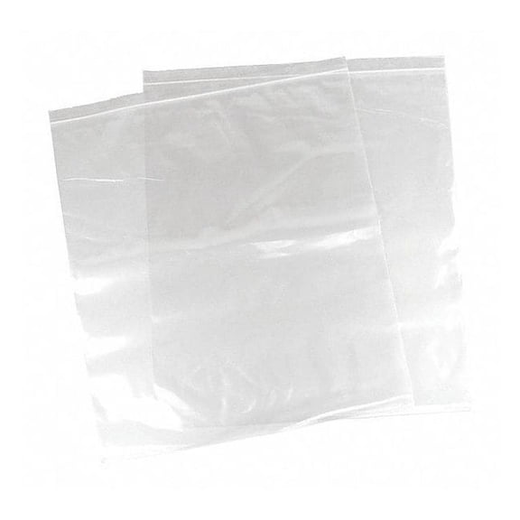 Reloc Zippit Reclosable Poly Bag,Zip Seal,PK250 4R1820