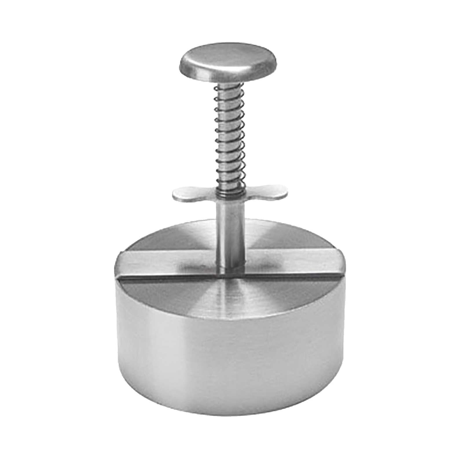 Relocy 315G Biscuit Moulds 304 Stainless Steel Hamburger Meat Press Meat Patty Pressing Mold for Making Beef Patties and Rice Balls Manual Patty Press C Cookie Cutters Meat Press * 1 Biscuit Mold C