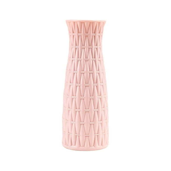 Relocy Decorative Vase Pink a on Sale Clearance! 1 Vase 8.19*3.12*3.12In, Desktop Ornament Weight: 0.18Lb