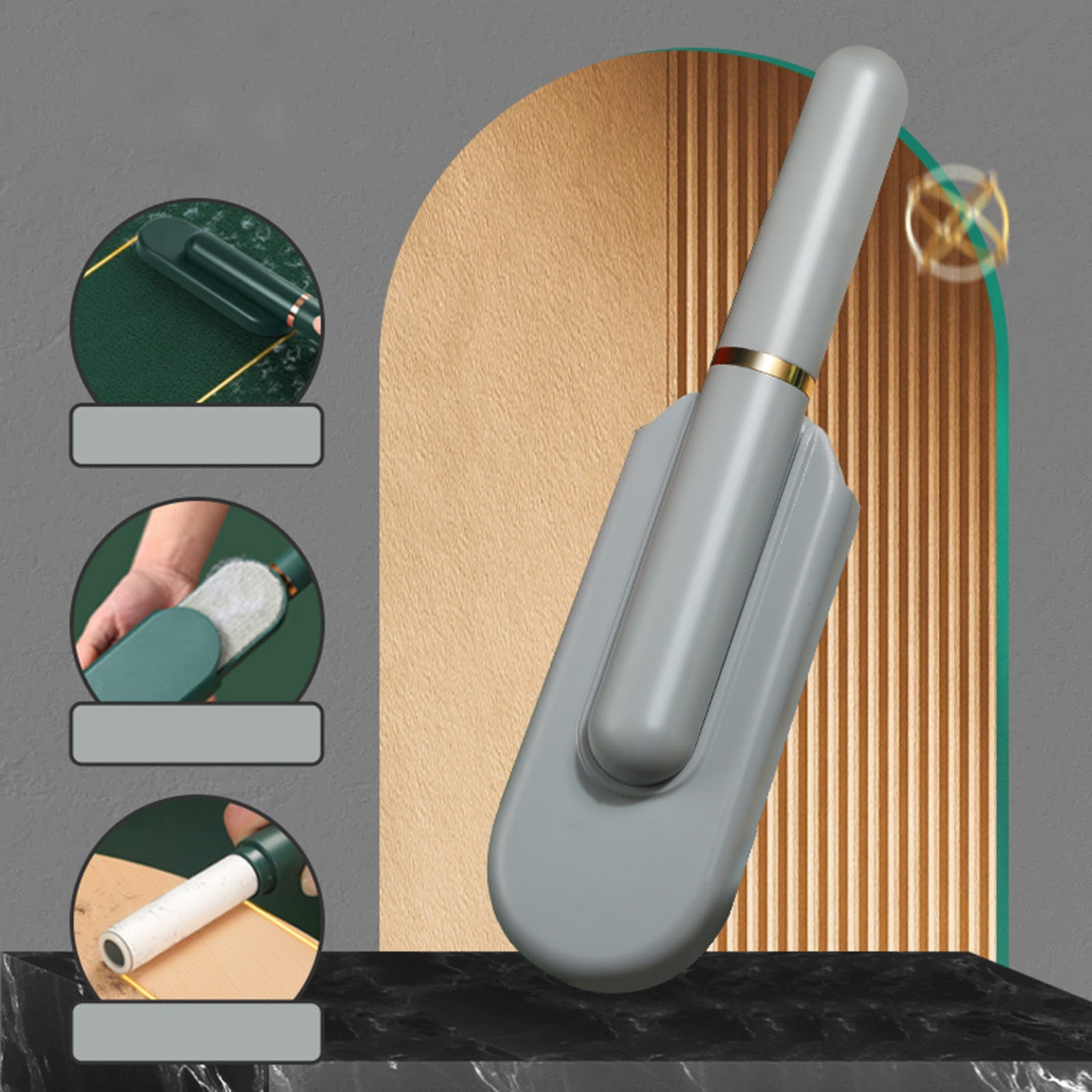 Relocy DualPurpose Hair Removal Brush Pet Hair Remover Sofa Double