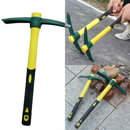 Relocy High-Quality Gardening Supplies All Remaining Items at Discounted Prices Equipment 45 Steel Pickaxe Pickaxe Outdoor Pickaxe Digging Herbs Picking Pickaxe Camping Pickaxe