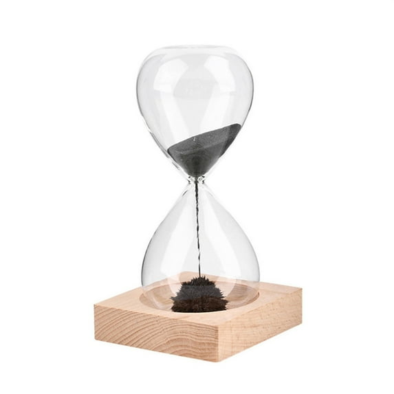 Relocy Magnetic Hourglass Decor - Creative Craft Glass Powder Wall Hanging, Decorative Sand Timer, Powder Decoration & Hangs