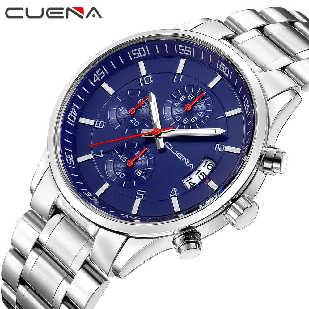 New Men's Watch 309L Steel Case Stainless Steel Band Crrju New Men's Watch 309L Steel Case Stainless Steel Band Crrju