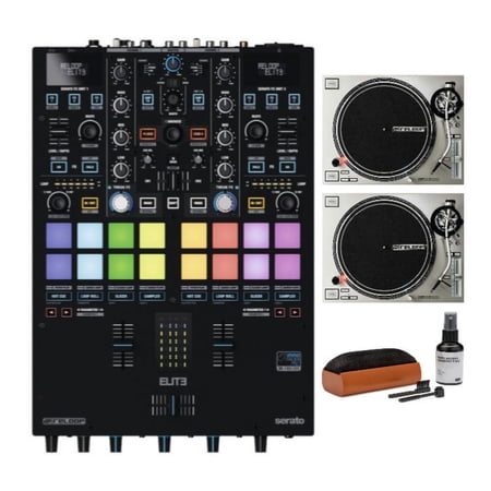 Reloop Elite High Performance DVS Mixer Bundle with MK2 Upper Torque Turntables