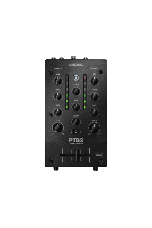 PTB-2 Portable 2+1-Channel DJ Mixer With DVS & Bluetooth Interface