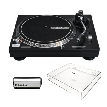 Reloop RP-2000 mk2 Direct Drive Turntable with Reloop Dust Cover and Brush