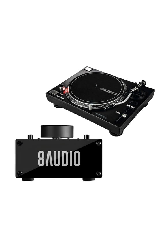 RP-7000 MK2 Direct Drive High Torque Turntable Bundle with Amplifier System (2 Items)